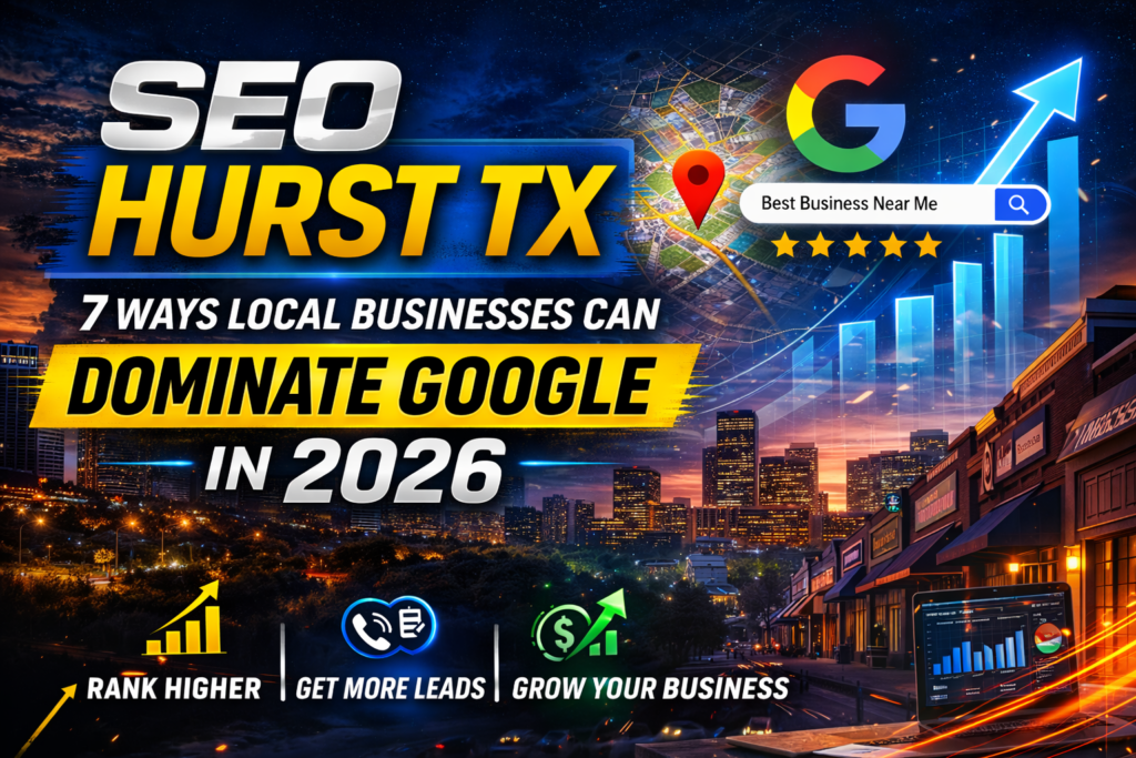SEO in Hurst Texas helping local businesses rank higher in Google search results
